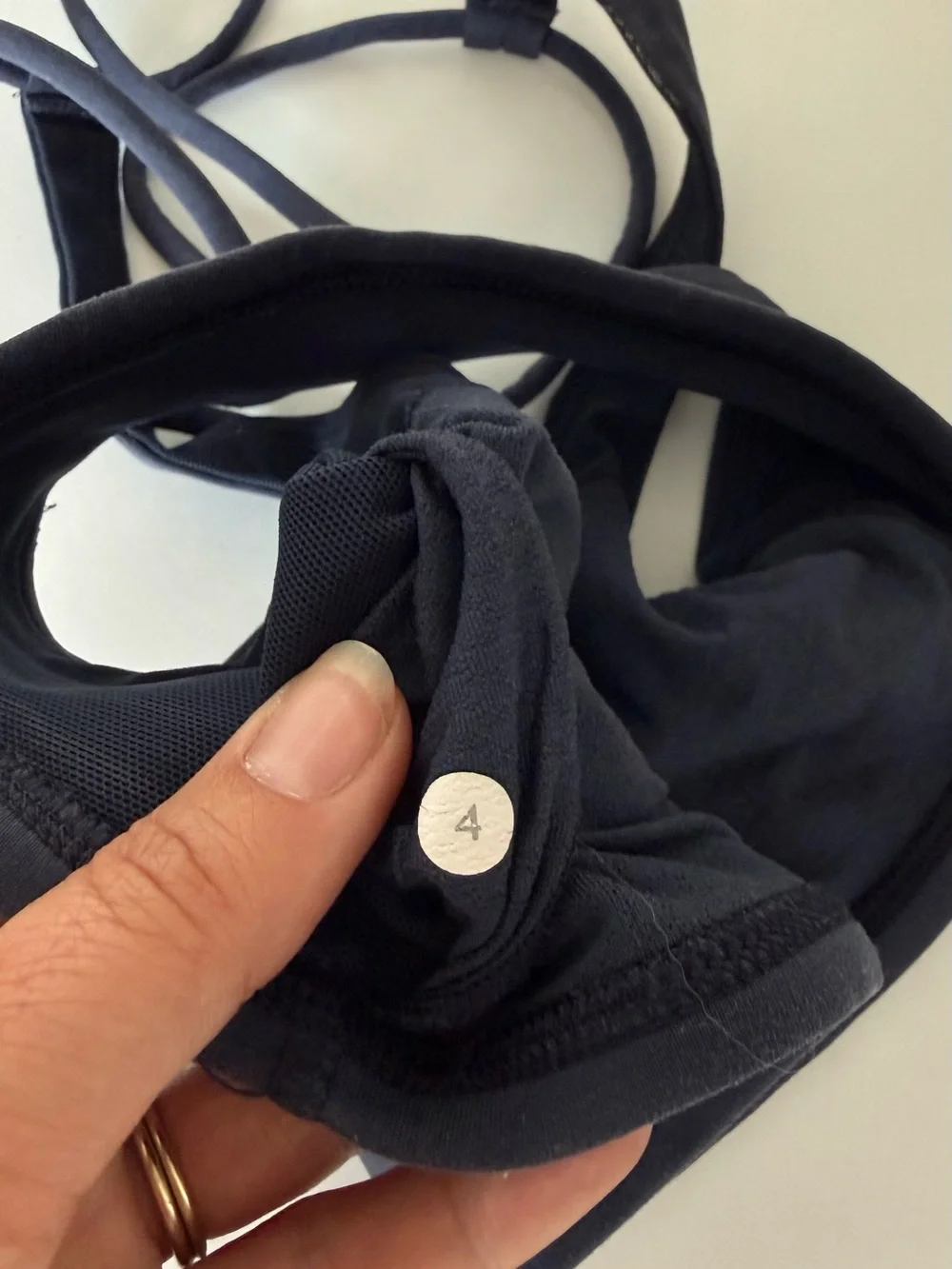 Lululemon Free To Be Bra - True Navy Blue - Size 4